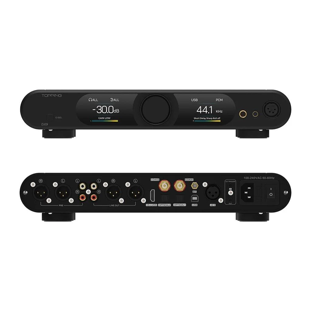 Topping DX9 DAC, Headphone Amplifier and Pre-Amp - Open Box - Image 2